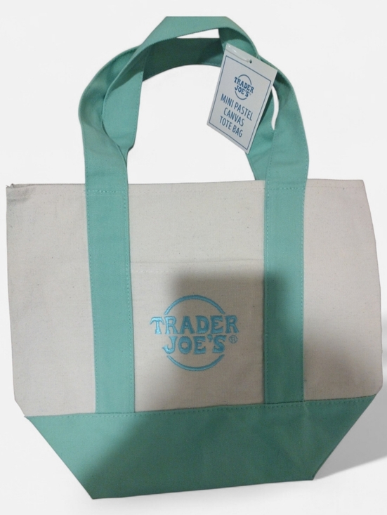 Trader Joe'S Handbags - Mint Green Trader Joe's Spring Tote Bag